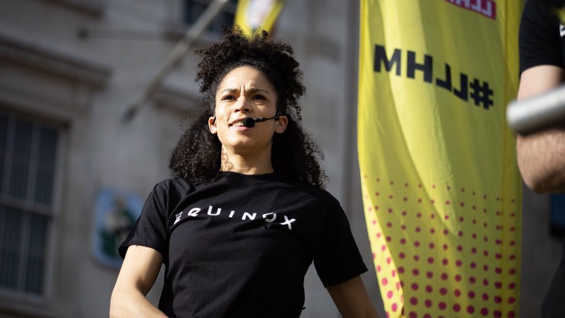 Equinox leading the official London Landmarks Half Marathon warm up