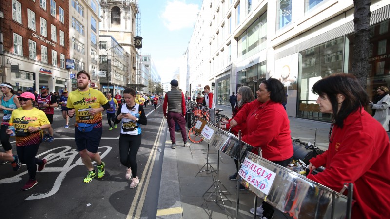 Music at the London Landmarks Half Marathon