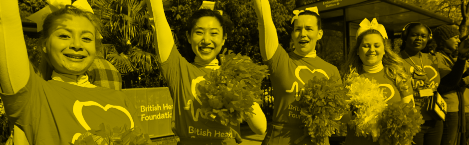 BHF cheer station