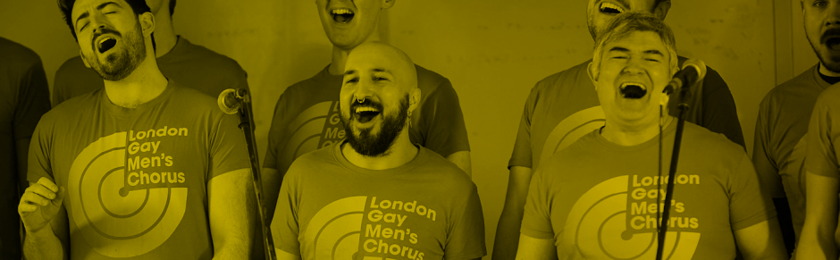 London Gay Men's Chorus on LLHM Stage